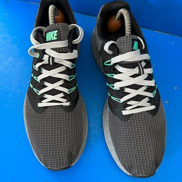 Nike Run Swift SE (AR1904-001) Black/Green Glow Women’s Running Shoes Size 9.5 - Picture 3 of 8